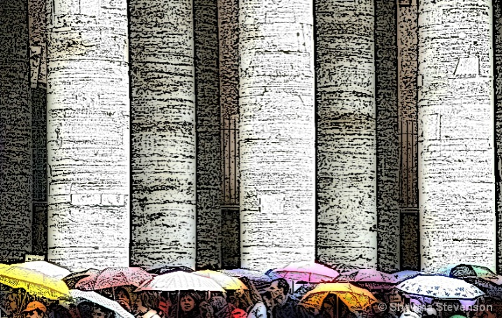 Raining in Rome