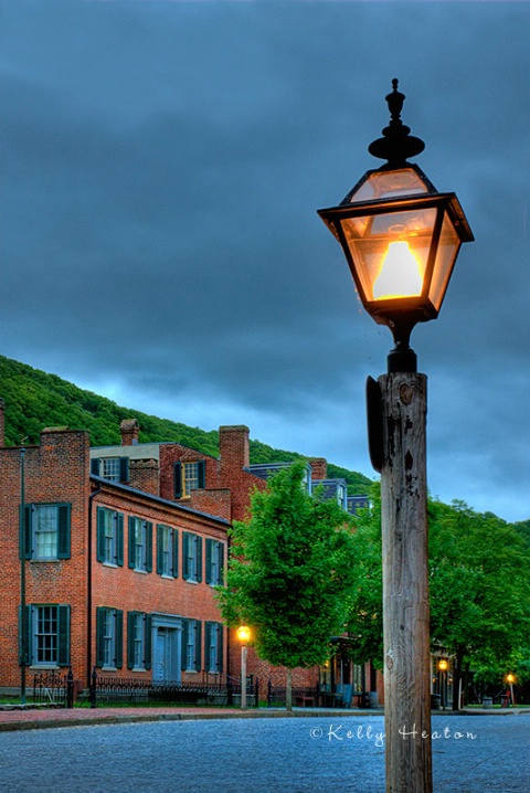 Lamp Post and Street