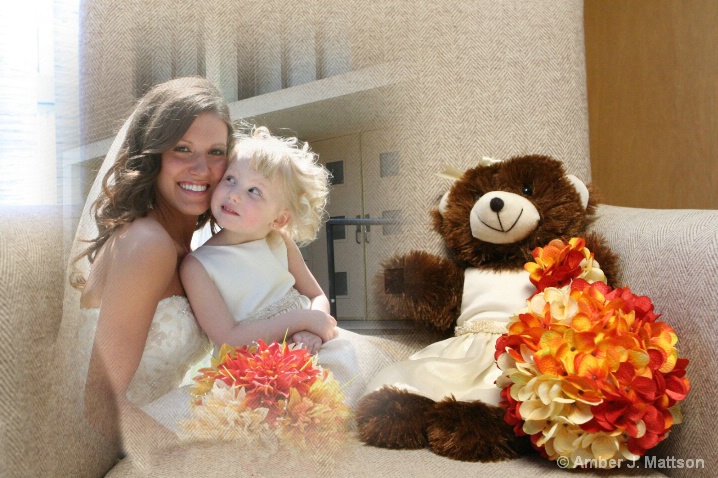 nichole and clara bride and flower girl :)