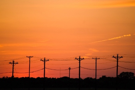 Electrical sunset 