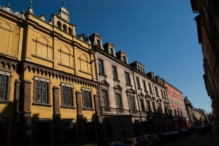Rooflines in Stare Miasto, Krakow.