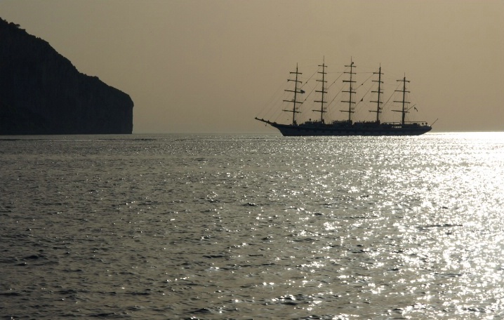 Sailing Ship on the Bay of Naples