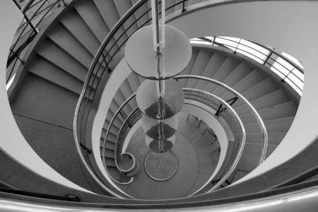 Stairway/black and white