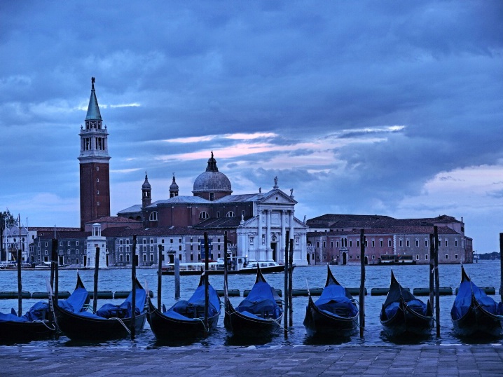 Gondolas at Sunset