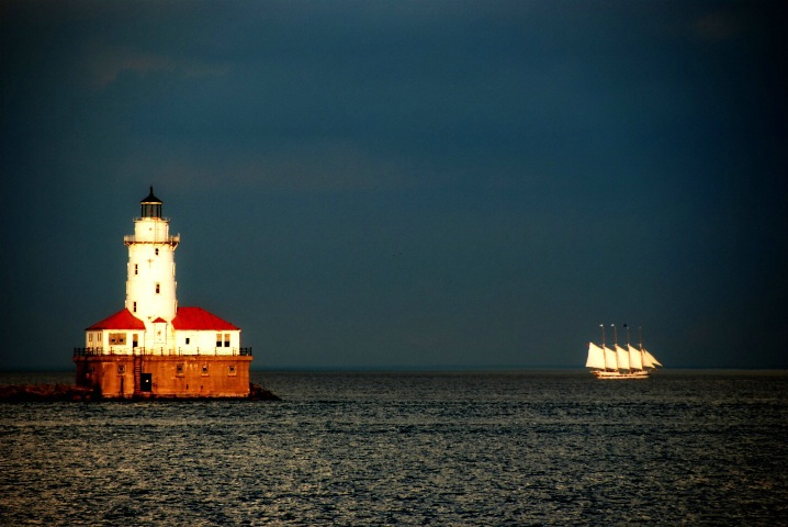 Lighthouse and Boat