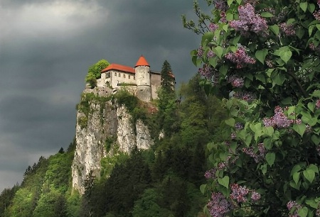 castle on rock