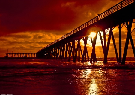 BOARDWALK SUNSET