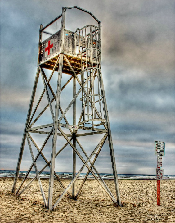 Lifeguard Stand at Seaside, Or