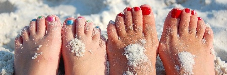 sandy toes = summer fun!