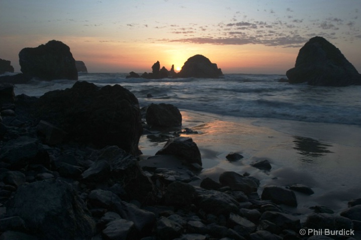 Sand Dollar Sunset - ID: 6488145 © Phil Burdick