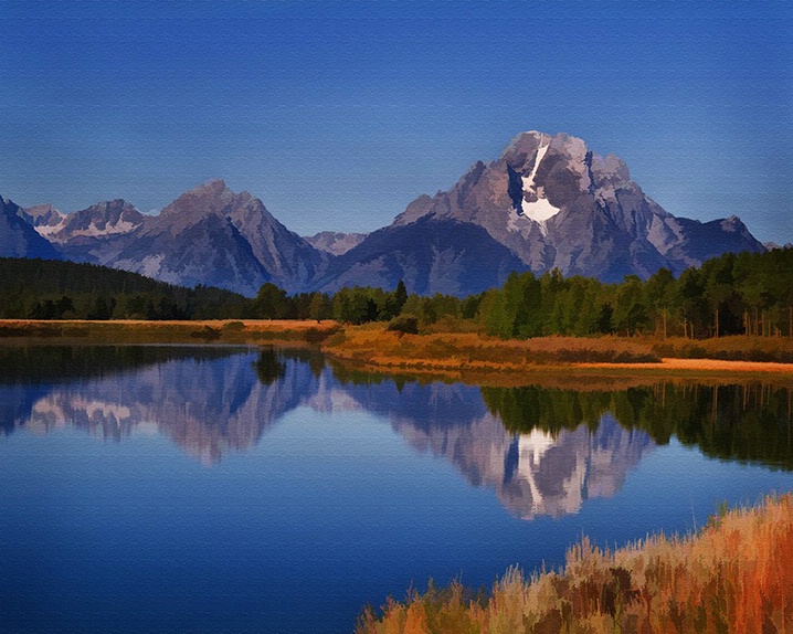 Painting The Tetons