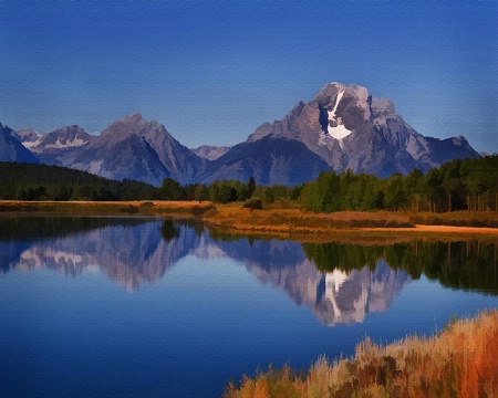 Painting The Tetons