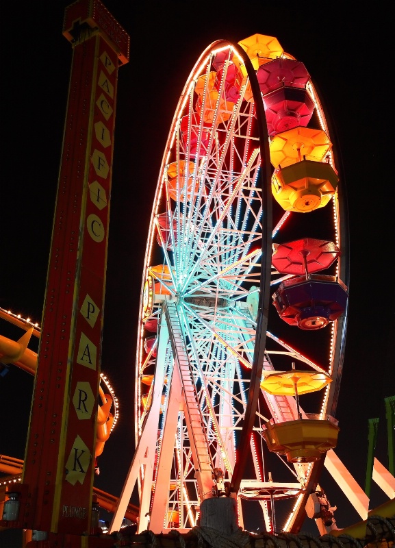 Old Santa Monica Ferris Wheel