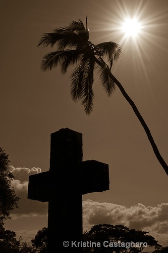 At the Oahu Cemetery