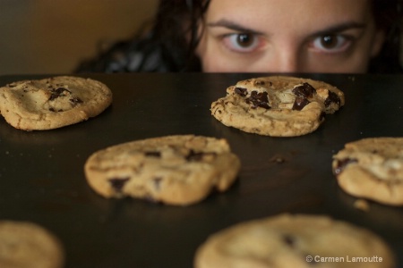 Eyes on the cookies- Fill Flash