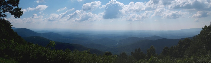 From The top of the Blue Ridge Parkway