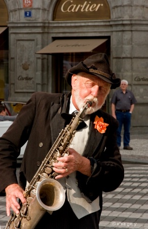 Prague:  Vladmir, Street Musician