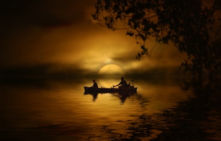 moonlight fishing