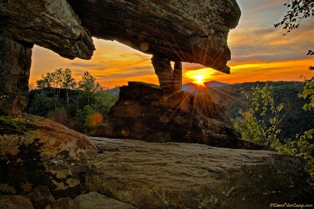 Sunset Under Chimney Mtn