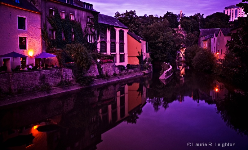 Canal @ Twilight, Luxembourg