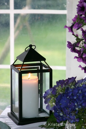 Lantern and flowers - ID: 6838205 © Krista Cheney