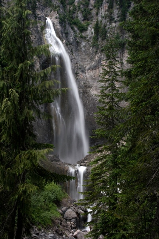 Comet Falls Mt. Rainier NP - ID: 6873113 © Patricia A. Casey