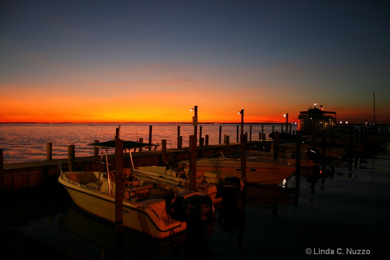 Evening Sunset at  Fire Island