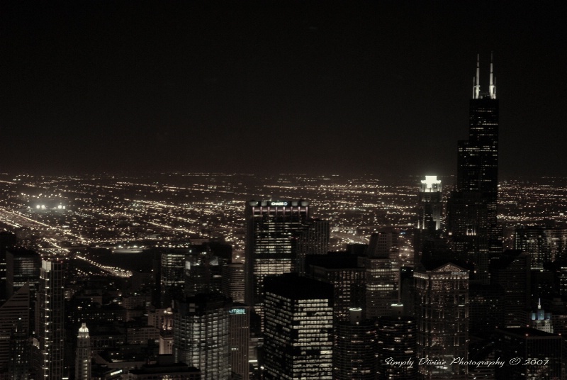 Night Skyline in Chicago, IL - ID: 6893353 © Susan M. Reynolds