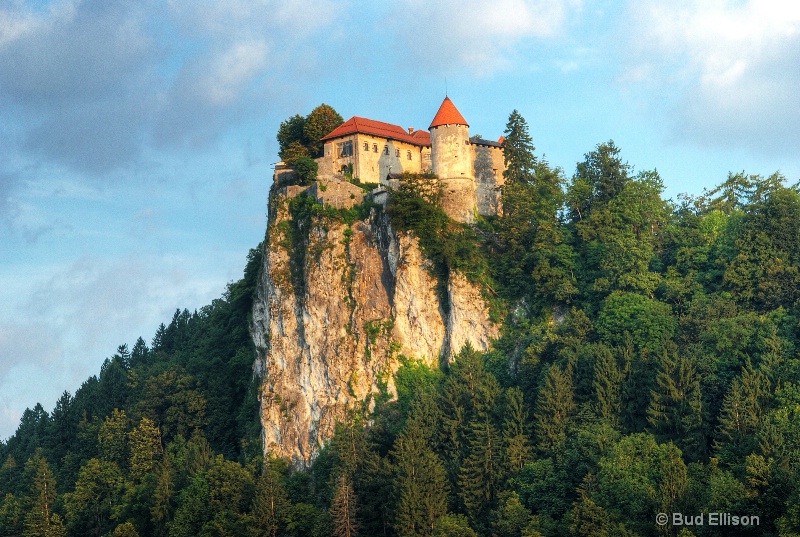 Bled Castle At Sunrise