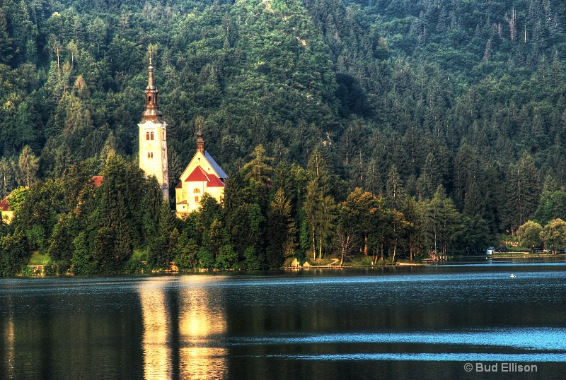 Reflection On Lake Bled