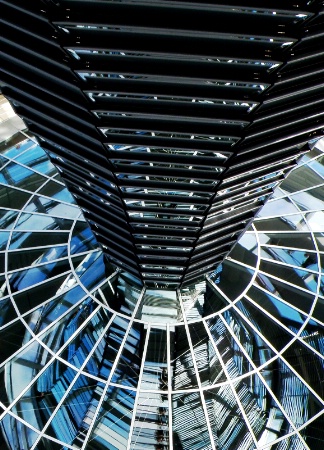 Berlin: inside of the parliament building