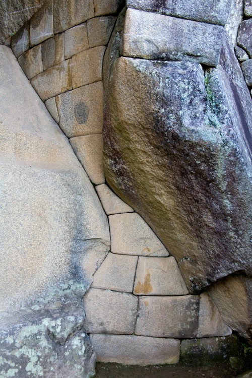 Machu Picchu stone work, Peru