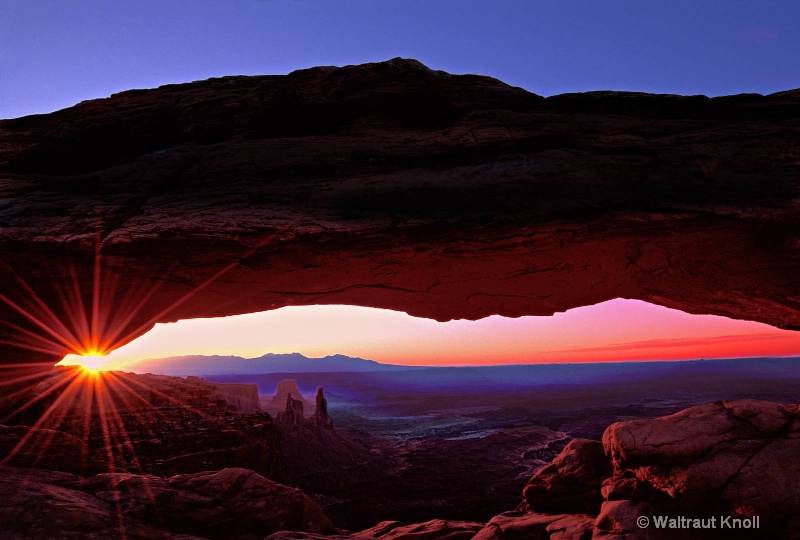 Mesa Arch with Sunstar