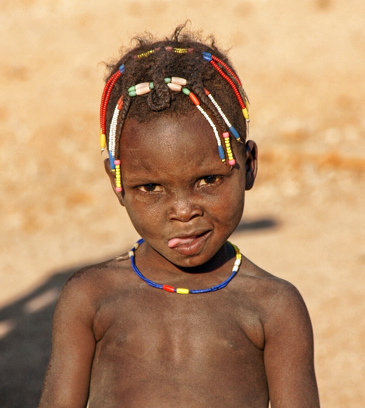Curious Himba Girl