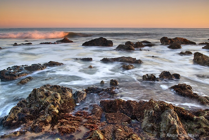 Surf and Rocks at Dust