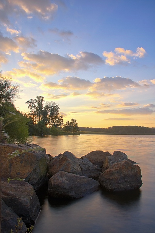 Chambers Lake at Hibernia Park, Pa. (HDR)