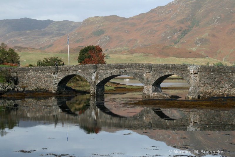 bridge to Eileen Dunan Castle, Scotland