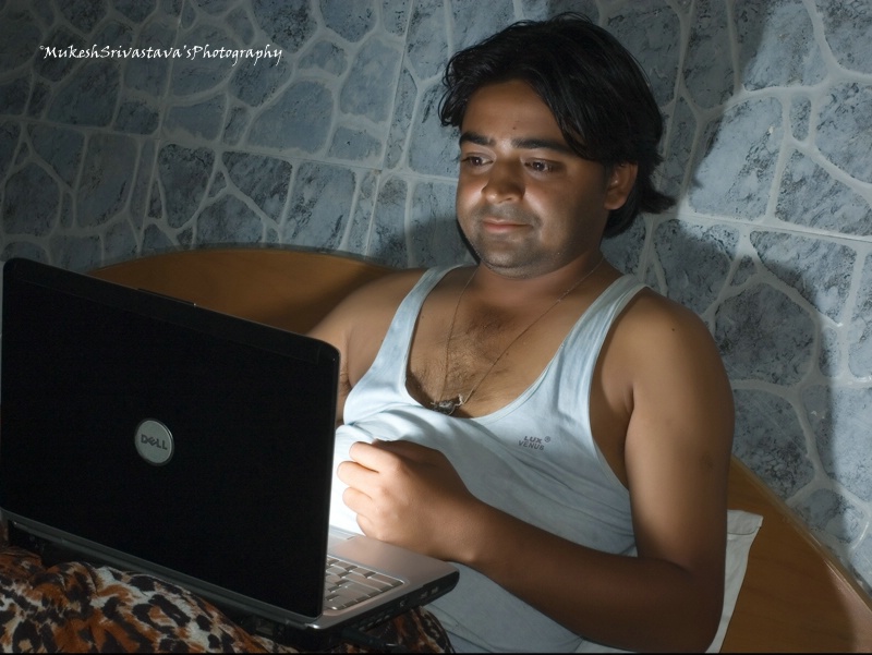 Rajeev and his Laptop