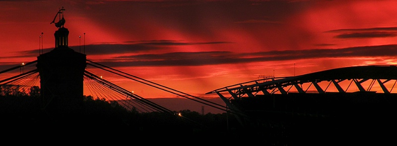 Bengal Tiger Stadium Sunset
