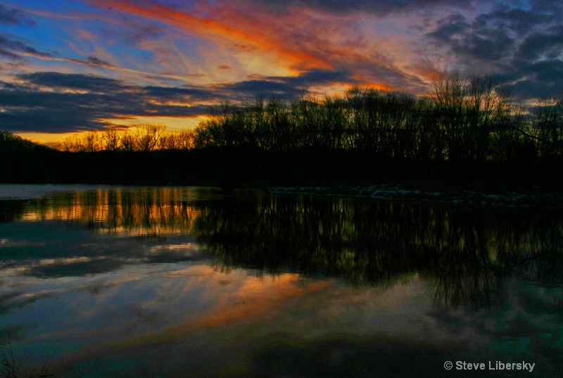 Riverside Sunset