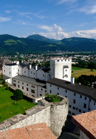 A view from the Hohensalzburg castle 