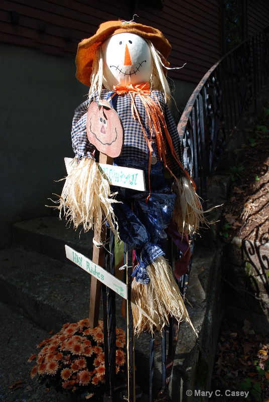 Scarecrow at Mom's