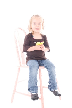 child on chair
