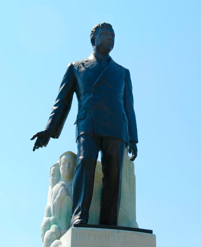 Huey P. Long Statue - Louisiana Capitol Grounds