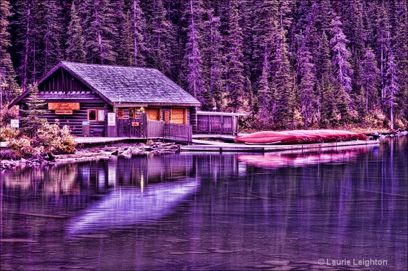Lake Louise Boat House, Banff National Park