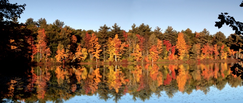 2 shot pano , Gile Pond, Sutton, New Hampshire - ID: 7225890 © Daryl R. Lucarelli