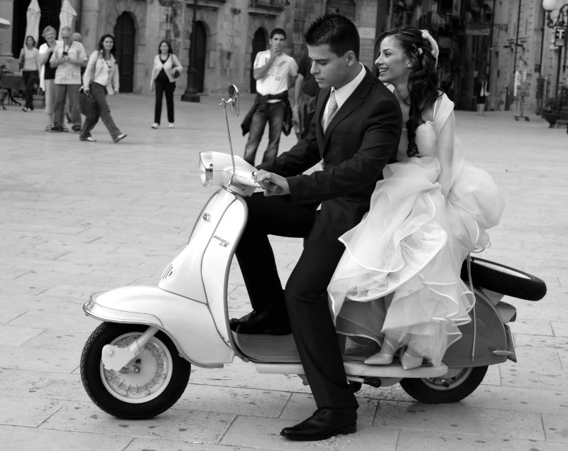 Going away on a Vespa