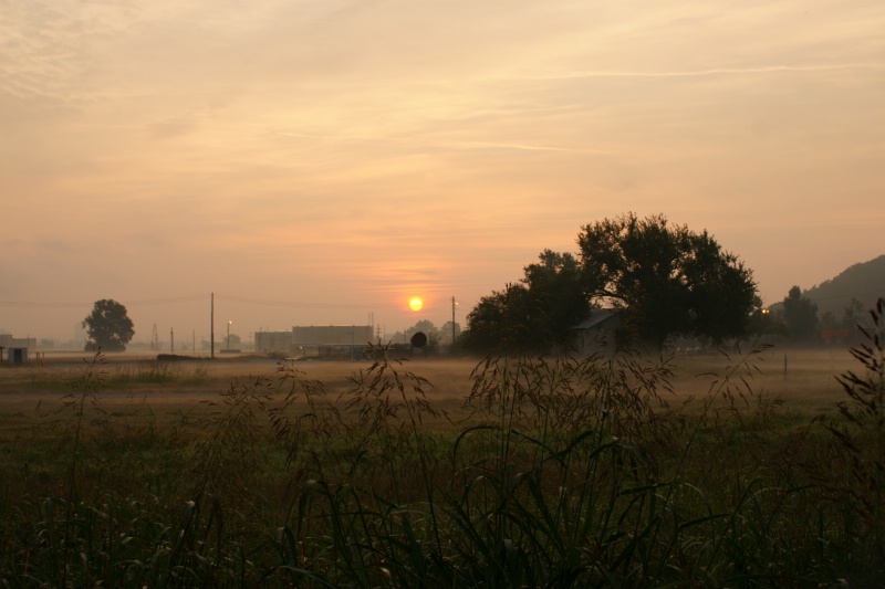 Sunrise Over Tank Farm 3