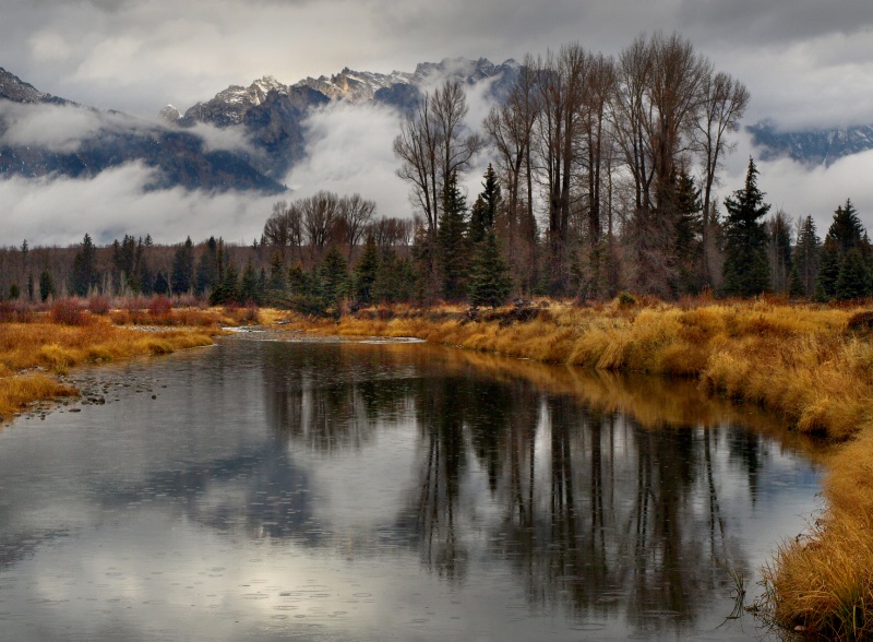 Rainy Day at the Tetons