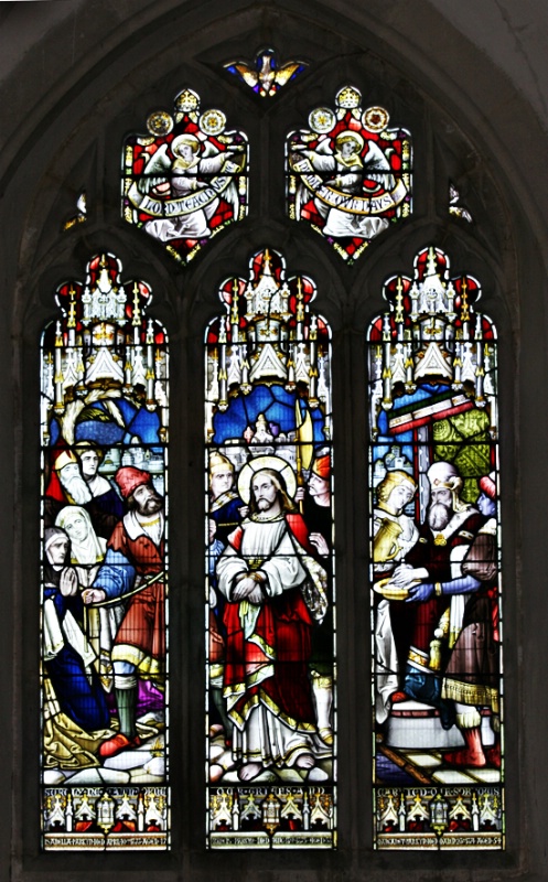 Stained glass memorial